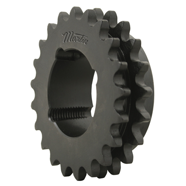 Double Strand Sprocket; 60-2 Chain Size; 76 Teeth; Requires 3020 Taper Lock Bushing